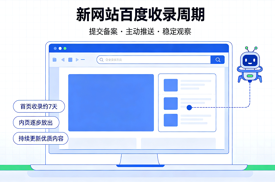新网站百度收录周期