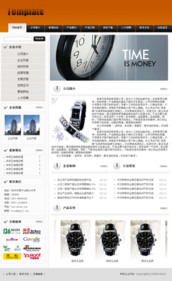 No.5027  钟表企业网站